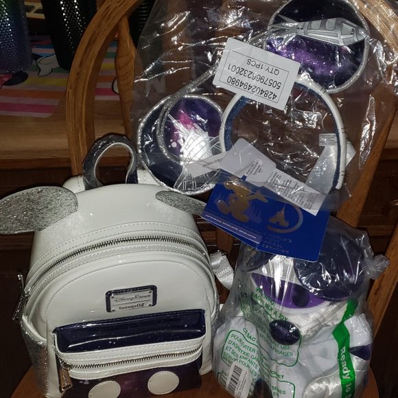 50th Anniversary Mickey mouse Backpack set